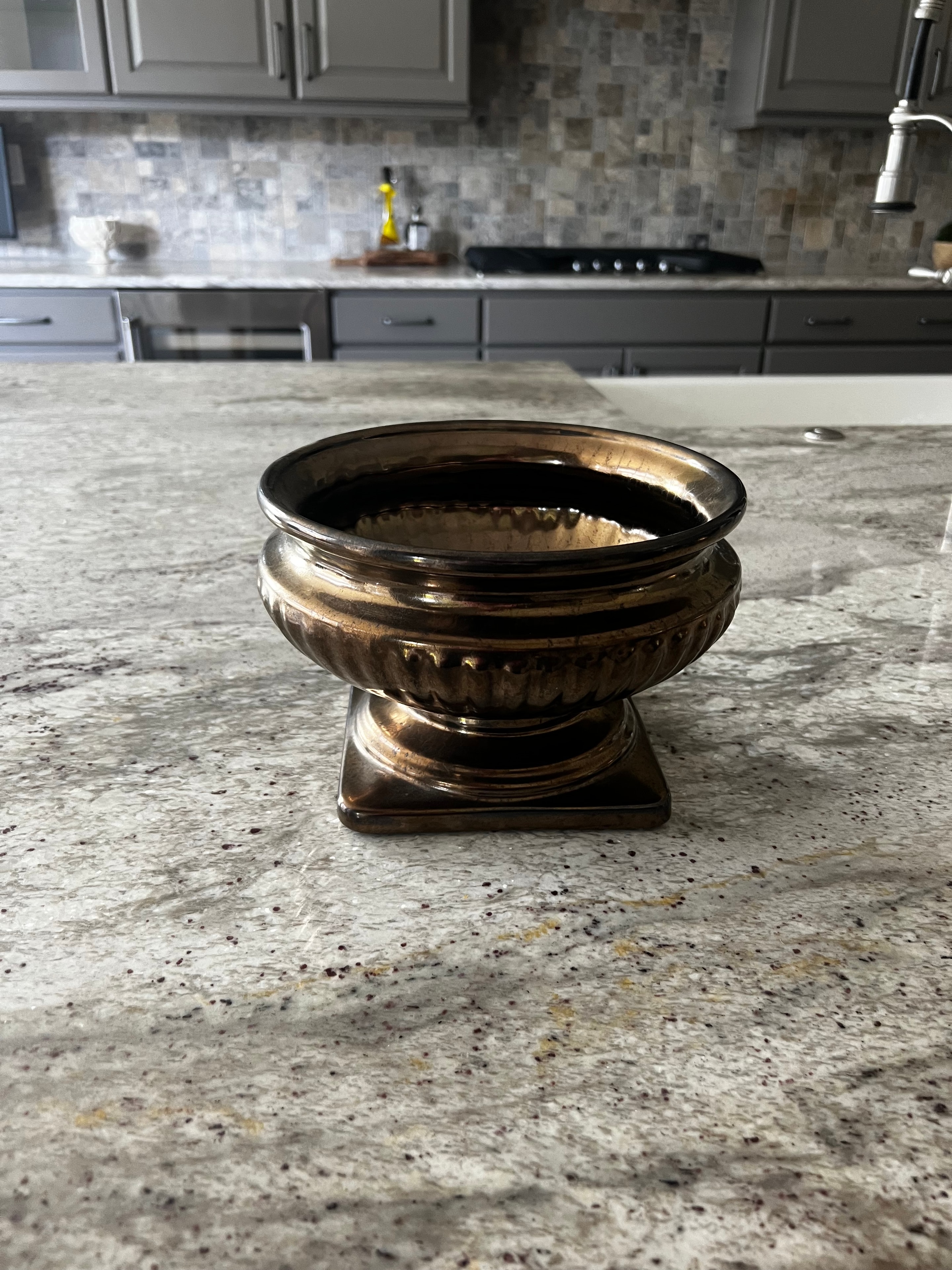 Elegant Bronze Decorative Bowl