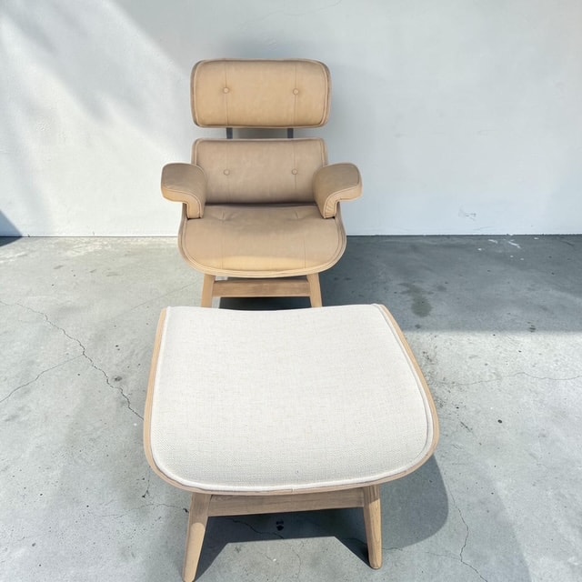 Forty West Lounge Chair and Ottoman