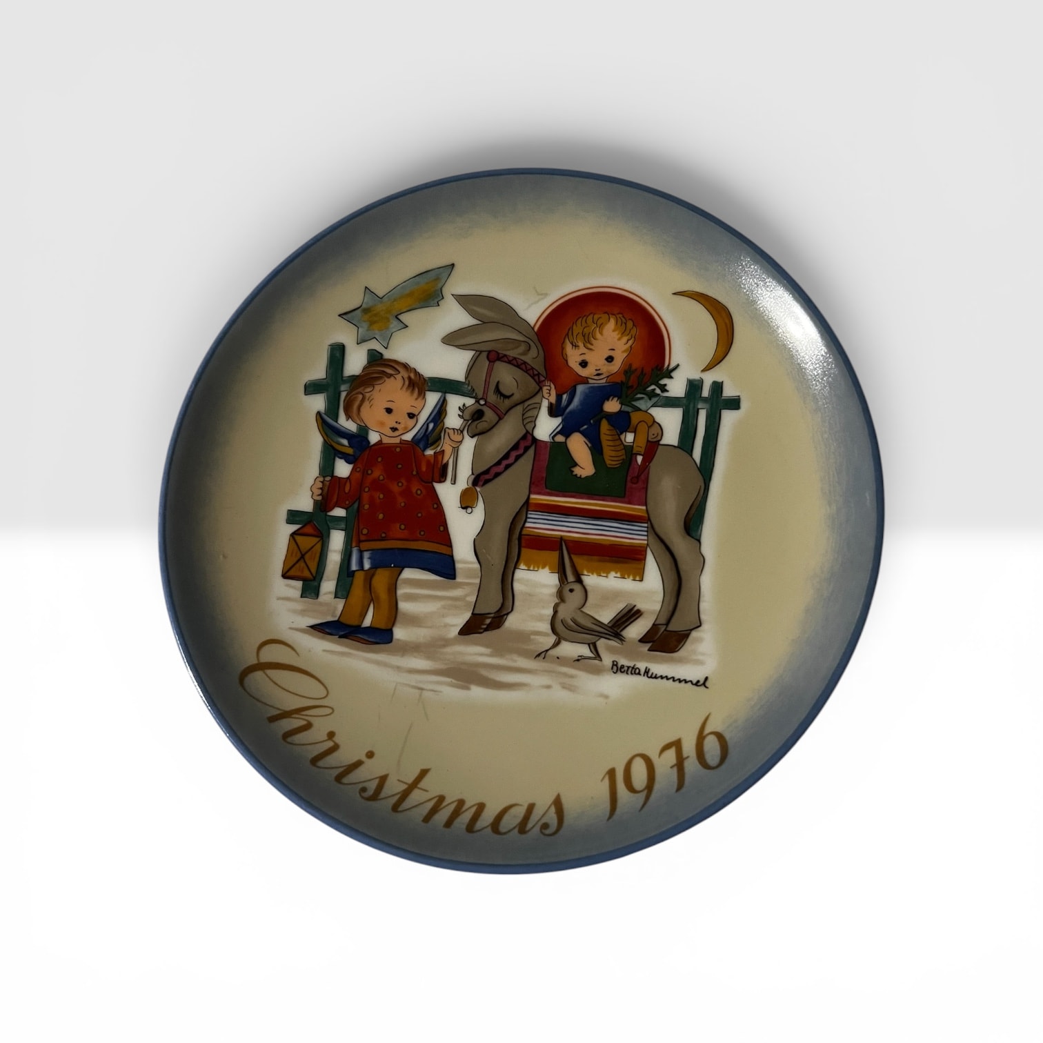 Sister Berta Hummel "Sacred Journey" 1976 Christmas Plate