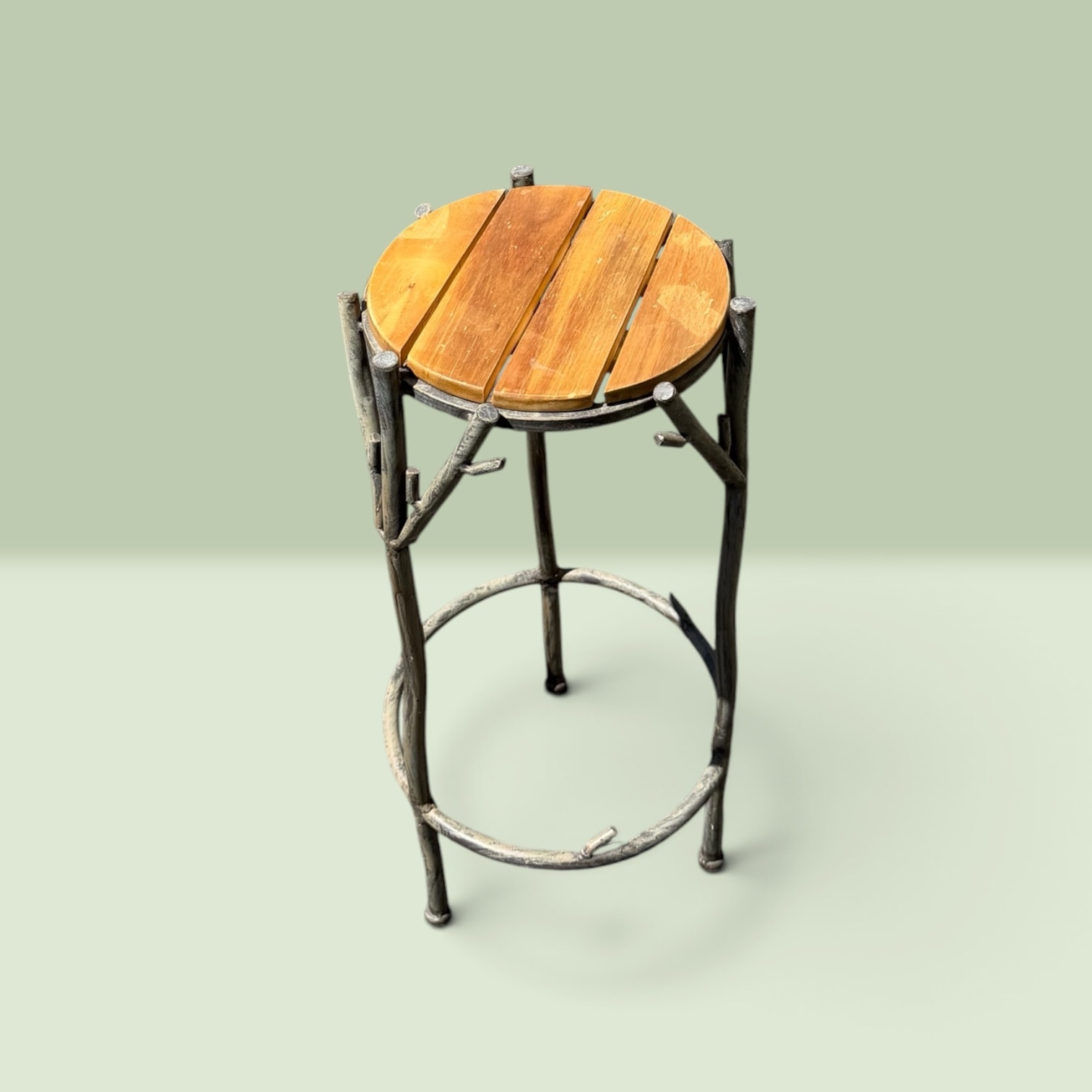 Rustic Metal and Wood Table